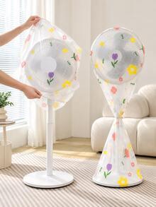 4/2/1pc Electric Fan Dust Cover, Full Coverage Protective Cover For Seasonal Storage, Washable And Reusable, High Elasticity Protective Cover, Multi-Functional Protective Cover, Seasonal Storage Cover, Essential Home Item, Seasonal Gift - Multicolor - View 1
