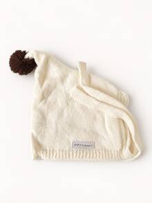 1pc Boys Autumn/Winter Fashion Warm Hat, Cute Pointed Knit Cap, Girls Windproof Earflap Hat, Suitable For Outdoor Activities - Multicolor - View 6