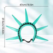 1pc Statue Of Liberty Torch Headband, Halloween Costume Accessory, Independence Day Party Ball Headpiece - Multicolor - View 10