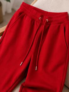 Women Sweatpants - Red - View 3