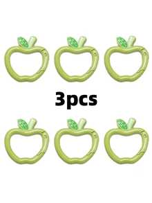 16pcs Cute Apple Colorful Alloy Spring Carabiner Clips, Key Ring Clasp, Keychain Jewelry Connector, Wallet Bag Pendant Decoration Buckle - Multicolor - View 16