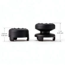 High Performance Silicone Joystick Caps For Compatible With Xbox Series, 360 And Switch Pro - Black - View 4