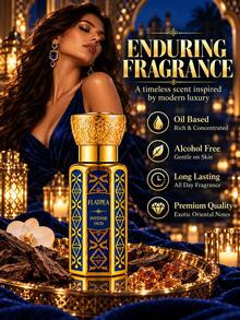 15ml Rich Oud Essential Oil, Arabian Middle Eastern Fragrance, Intense Woody Velvet Aroma, Long-Lasting Luxurious Essential Oil, Suitable For Evening Wear - Fresh - View 4