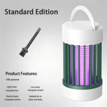 USB Powered Mosquito Killer, Insect Trap, Portable Hanging Bug Zapper, Built-In UV LED Light, 360° Annular Electric Shock, Quiet Operation, Low Power Consumption, For Balcony, Garden, Living Room & Bedroom - Multicolor - View 11