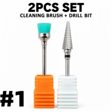 Easy Nail 2Pcs Nail Drill Bit Set Extra Coarse Coarse Medium Fine Extra Fine For Manicure Grinding Polishing - Multicolor - View 13