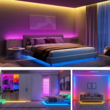 3535RGB LED Strip Light, 24-Key Remote Control, USB Powered Color Changing Flexible Light Strip For Home Decoration - RGB Light Strip - View 4