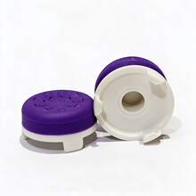 New 2pcs Galaxy Performance Thumb Grip Caps, Silicone Analog Joystick Caps Compatible With P4/5 Series Controllers, Silicone Caps Available In 7 Colors, Enhanced Grip, Comfortable Touch, Improved User Experience - View 7