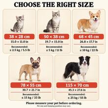 2026 Upgraded Self-Heating Pet Mat, Suitable For Dogs And Cats, Soft Lamb Fleece Warm Dog Bed And Cat Bed, Reflective Warm Winter Pet Sleeping Pad, Non-Slip Bottom, No Electricity Required, Comfortable Cage Mat, Suitable For Sofa, Floor And Kennel - Grey - View 2
