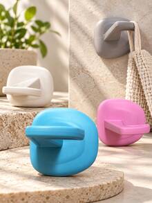 Cute Door Handle Hook, No-Drill Entryway Bag & Key Holder, Bedroom Door Back Storage Rack - One Size - View 7