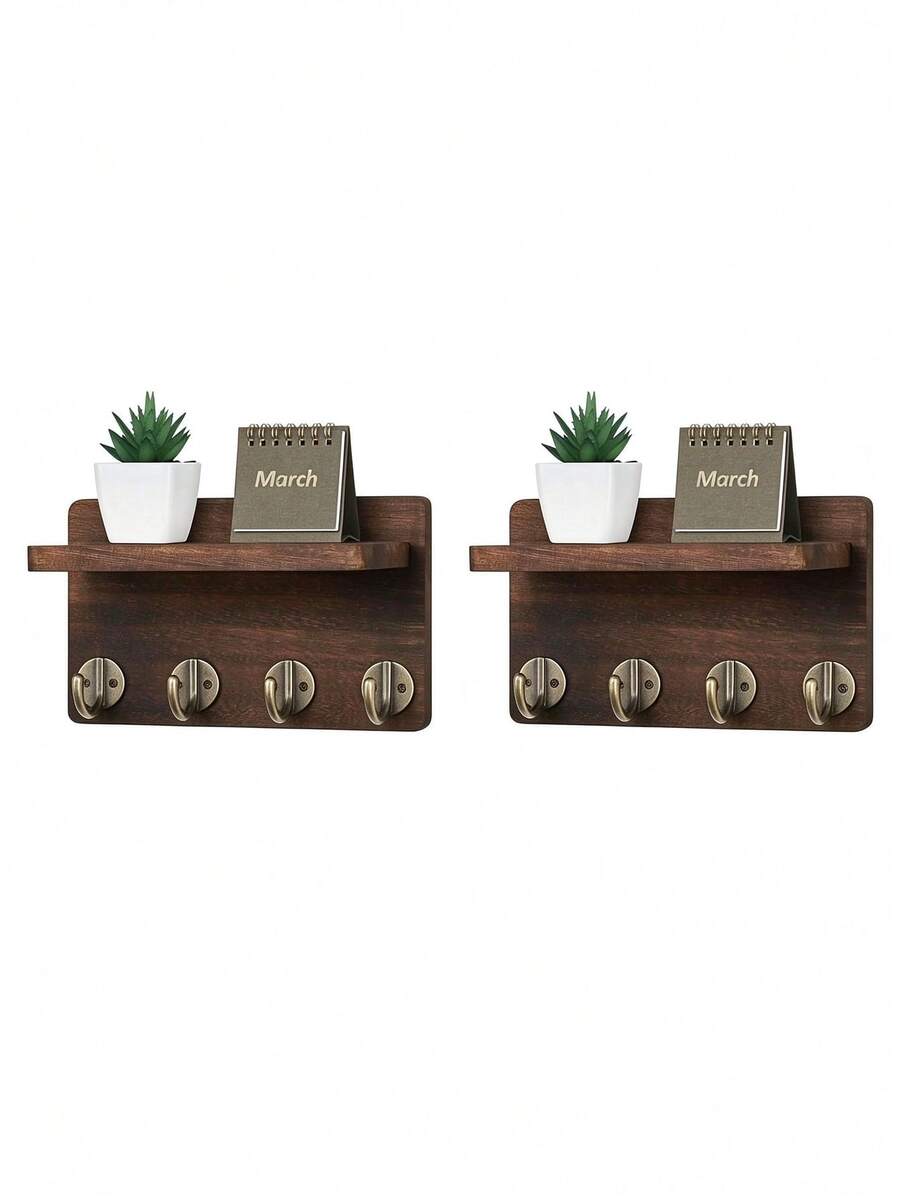 Key Hooks - Kahverengi - Görünüm 1