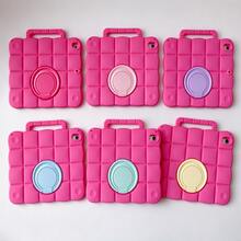 Shockproof Silicone Case With Handle & 360° Rotating Ring Kickstand, 6 Optional Ring Colors, Full Coverage Tablet Protective Cover For IPad - Multicolor - View 11