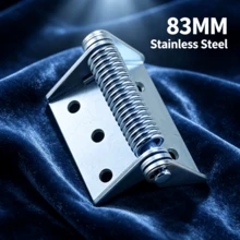 Self-Closing Spring Hinge, Suitable For Heavy-Duty Trucks And Industrial Doors, Brushed Finish, Waterproof, High Load Capacity - 83mm Iron - View 6