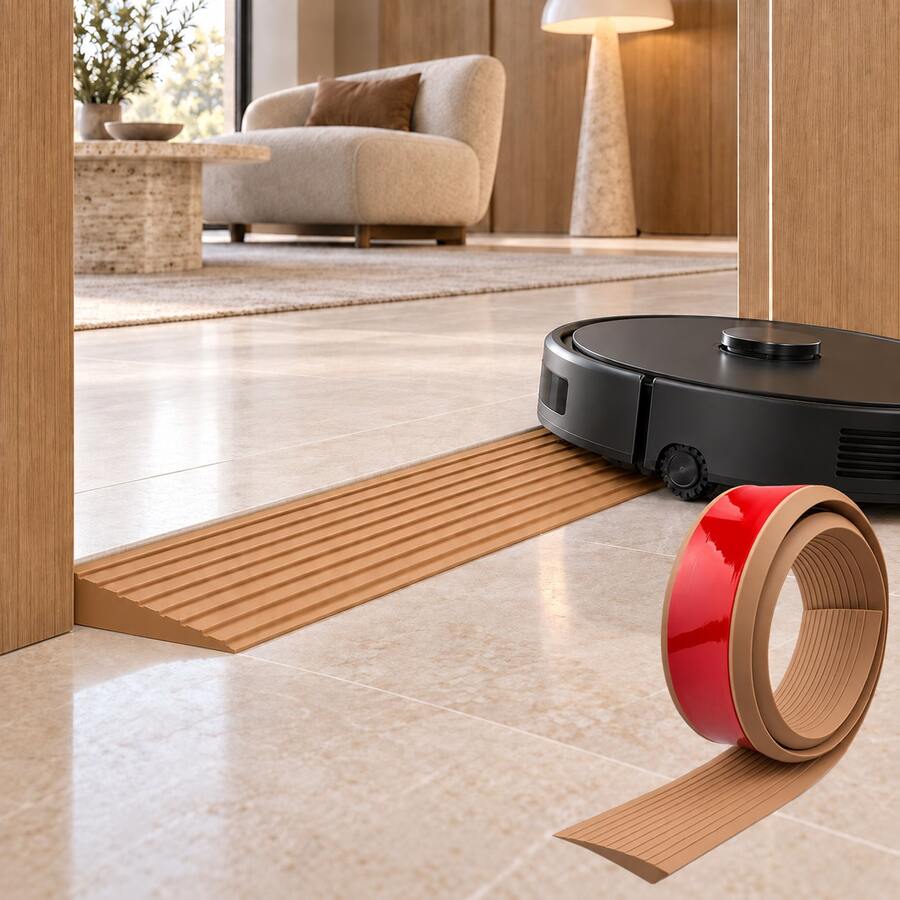Indoor Robot Vacuum Cleaner Small Step Threshold Ramp Pad, Home Climbing Ramp Wedge Pad - A - View 1