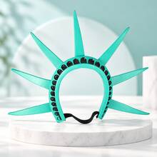 1pc Statue Of Liberty Torch Headband, Halloween Costume Accessory, Independence Day Party Ball Headpiece - Multicolor - View 6