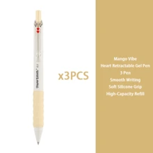 Paper Mate Heart Click 0.5mm Black Ink Gel Pen, Macaron Color Retractable Office Pen - 0.5mm Black Ink - View 14