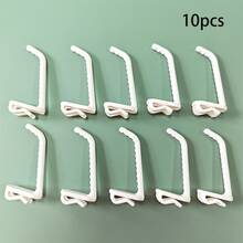 5/10pcs Durable Plastic Hooks, Suitable For Metal Grid Panels - Powder Coated, Ideal For Supermarkets, Retail Stores, Warehouses And Home Use - Multicolor - View 14