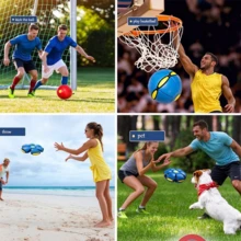 UFO Magic Ball No Light Version Portable Flying Disc Dog Toy For Outdoor Use - Blue - View 7