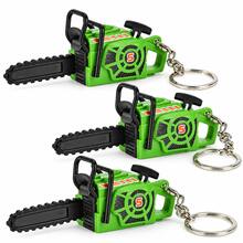 1PC/2PCS/3PCS Random Color Mini Chainsaw Keychain Toys, Green Red Yellow Blue Chainsaw-Shaped Key Rings With Pull Handle Detail, Novelty Bag Charm Pendants For Keys, Backpack, Travel, Party Favors & Gift Giving - Multicolor - View 17