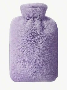 1pc Plush Water-Fillable Hot Water Bottle, Faux Rabbit Fur Thickened Fleece, Winter Home Bedroom Hand & Belly Warmer, Macaron Multi-Color Portable Hot Water Bag, Autumn/Winter Dorm Daily Warmth & Portable Heat Compress Hand Warmer - Multicolor - View 12