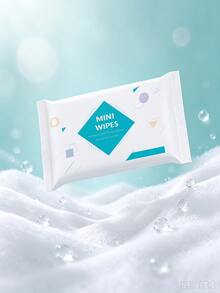 7pcs/1pack Suction Creative Geometric Pattern Portable Wet Wipes, Suitable For Daily Item Cleaning, Clothing Cleaning And Stain Removal, Kitchen Cleaning, Etc., Essential Wet Wipes For Home Travel, Christmas And New Year Gifts(Random Packaging Color) - Multicolor - View 10