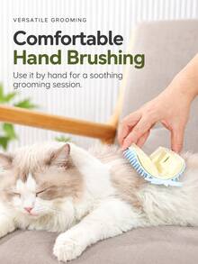 1 PC Plastic Pineapple Cat Self-Grooming Corner Brush, 17.3 * 10 * 4.5 Cm, Adhesive Flat & 90° Corner Mount, Rounded Massage Teeth Self-Scratching Grooming Tool For Cats, Indoor Furniture & Chair Legs, All-Season Use - Multicolor - View 8