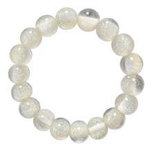 eTel LiKe Color-Changing Glow-In-The-Dark Bead Bracelet, DIY Silver Mist Galaxy Color Round Bead Wristband, Glow-In-The-Dark Bracelet Jewelry Gift, Suitable For Family, Friends, Couples, Versatile Fashionable Luxury Gift - Silver Mist Galaxy - View 7