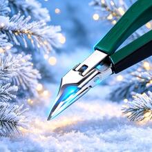 Premium Stainless Steel Thick Nail Clipper With 25° Sharp Blade, Non-Slip Soft Handle, Anti-Splash Design, Suitable For Elderly And Thick Hard Nails, Christmas Gift - Multicolor - View 6