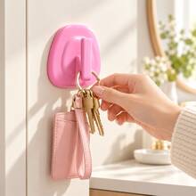 No-Drill Seamless Wall Hooks, Multi-Color Strong Adhesive Hooks, Entryway Bedroom Small Item Storage Hooks - One Size - View 9