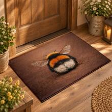 2D Bear Peak Pattern Printed Long Runner Rug, Indoor Entrance Mat, Bedroom Bedside Mat, Kitchen Runner Mat, Suitable For Living Room, Laundry Room, Bathroom - Multicolor - View 1