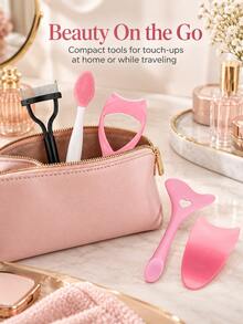 Eyelash Tool Set, Eyelash Comb And Brush, Create Natural Eyelash Makeup Effect, Reusable, Mascara Set, False Eyelash Trimming Tool, Eyelash Separator Tool, Professional Tool, Create Natural Makeup Look - Multicolor - View 7
