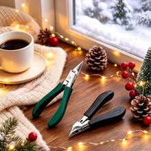 Premium Stainless Steel Thick Nail Clipper With 25° Sharp Blade, Non-Slip Soft Handle, Anti-Splash Design, Suitable For Elderly And Thick Hard Nails, Christmas Gift - Multicolor - View 7
