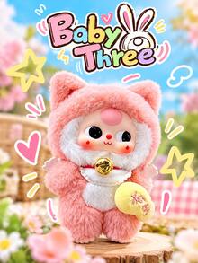 cureplaneta Baby Three Lucky Cat Theme Plush Blind Box (Non-Plush Filled) - Blind Boxes - View 5