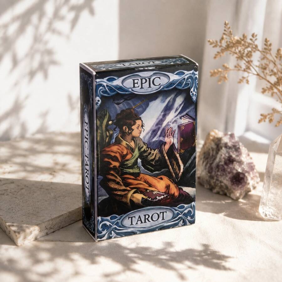 Epic Tarot Magic Book Adventure Elements Mysticism Enthusiast Gathering Party Leisure Entertainment Collectible Cards
