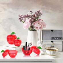 10/20pcs Thanksgiving Week Gift Plastic Apple-Shaped Container Box, Large Capacity Red Box, Thanksgiving Gift Box Year-End Halloween Christmas Christmas Eve Party Back To School Decoration - Red - View 8