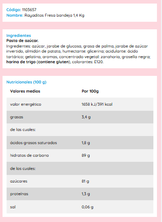 Vidal Dolci e caramelle - Fragola a righe - Visualizzare 5