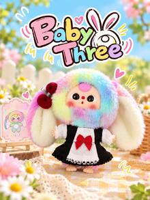 cureplaneta Baby Three - Hộp mù bông chủ đề thỏ dễ thương (không nhồi bông) - Hộp bí ẩn hợp thời trang - Xem 7