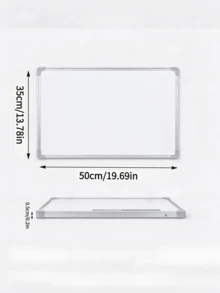 Double-Sided Hanging Magnetic Whiteboard, Aluminum Alloy Frame, Easy To Write & Wipe Memo Board, Wall Mounted Design, Reusable Writing Without Residue, Suitable For Family Message Reminders, Workstation Plan Recording, Simple Store Notices - Multiple Specifications - View 10