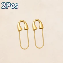 1 قطعة/2/4/8 قطع مشابك ضغط بسيطة، إكسسوارات مجوهرات DIY، مشابك قفل زنبركي معدني، تستخدم للملابس والقبعات والتنانير ومعالجة خياطة الملابس - متعدد الألوان - مشاهدة 17