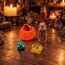 Miniature Magic Alchemy Ornament Set Model, Mini Frog And Fantasy Small Decor, Vintage Magic Theme Desktop Figurines - one-size - View 7