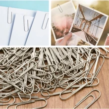 Paper Clip And Binder Clip Set, Assorted Sizes Paper Clips And Long Tail Clips Combination - Sets - View 6