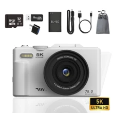 Kamera Digital 5K, Kamera Video Fotografi Vlogging, Kamera Digital Autofokus 72MP, Layar Putar 3" 180°, Zoom 18X, Kamera Retro Kompak, Terhubung dengan WiFi Smartphone melalui Aplikasi, Dilengkapi Kartu Memori 32G, Ideal untuk Blogger, Kreator, Perjalanan dan Media Sosial, Cocok untuk Pelajar, Remaja, Hadiah Paskah, Ulang Tahun, dan Natal - View 13