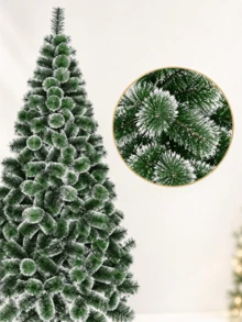 Snow-Dusted Artificial Christmas Tree In Multiple Sizes. Boasts Dense, Fluffy Branches With Natural, Realistic Snow Effect. Comes With A Stable Stand For Easy Assembly. Great For Home And Shop Decor To Build A Rich Christmas Vibe. - Multicolor - View 7