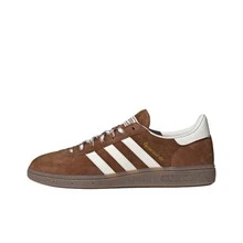 Adidas Originals HANDBALL SPEZIAL Leather Comfort Fit T-Toe Low-Top German Army Trainers Unisex Brown - Brown - View 17