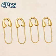 1 قطعة/2/4/8 قطع مشابك ضغط بسيطة، إكسسوارات مجوهرات DIY، مشابك قفل زنبركي معدني، تستخدم للملابس والقبعات والتنانير ومعالجة خياطة الملابس - متعدد الألوان - مشاهدة 21