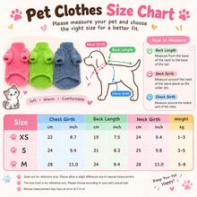 1pc Pet Cat Sweater Home Wear, 5 Colors Optional, Warm Solid Color Soft Polar Fleece Skin-Friendly, Suitable For Devon Rex, Hairless Cats, Small Dogs - Multicolor - View 2