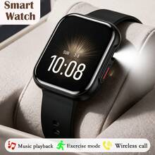 ZhiKexing 1.83 Inch HD Display Smart Sports Watch, Wireless Calling, Wireless Music, Call Reminder, Customizable Watch Face, Multiple Sports Modes, Sedentary Reminder, Suitable As Gift For Friends And Couples, Compatible With Android And IOS - View 2