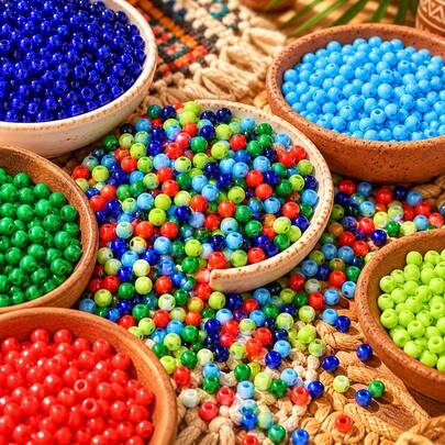 1000pcs/500pcs/150pcs High Saturation Multi-Color Glass Seed Beads, Uniform Size, Smooth Hole, Rich Colors. Handmade DIY Weaving Accessories, Used To Make Bracelets, Tassel Earrings, Clothing Beading, Keychain Charms, Tropical Bohemian Style, Basic Beading Material For Southeast Asian Handmade Enthusiasts.