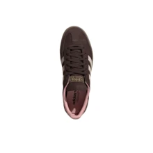 Adidas Originals HANDBALL SPEZIAL Fashionable & Comfortable Low-Top German Army Trainers Women's Dark Brown - Brown - View 3