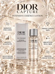 Dior Capture Totale Advanced Night Repair Serum, 10ml, tersedia dalam kemasan 1 atau 3 buah, menyegarkan dan mudah diserap, mencerahkan dan mengurangi garis-garis halus, cocok untuk semua jenis kulit, dan ideal untuk dibawa bepergian. - Air Esensi - View 9