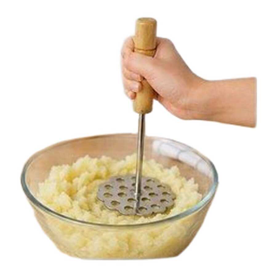 Potato Masher & Potato Ricer - Mustard Yellow - View 1